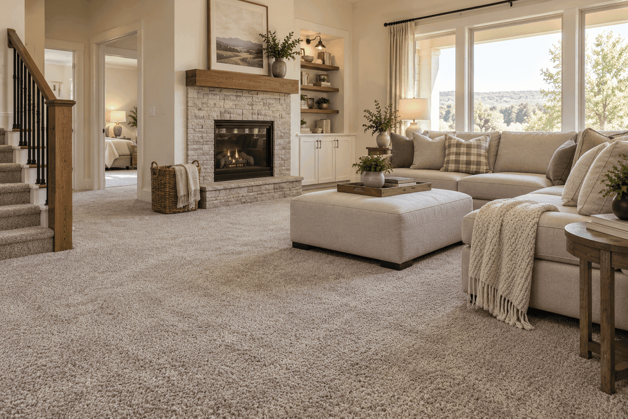 Carpet flooring samples available at Somervell Floors in Granbury, TX