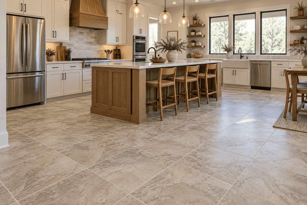 Tile flooring samples available at Somervell Floors in Granbury, TX